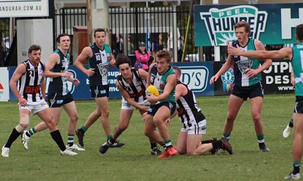 RD12_smozley_CROWDEN_HERO.jpg Mitchell Crowden had 29 disposals in the win over Swan Districts on Saturday. (Picture: Sarah Mozley - Curtin University) ) - Fremantle Dockers,WAFL,Jason Carter
